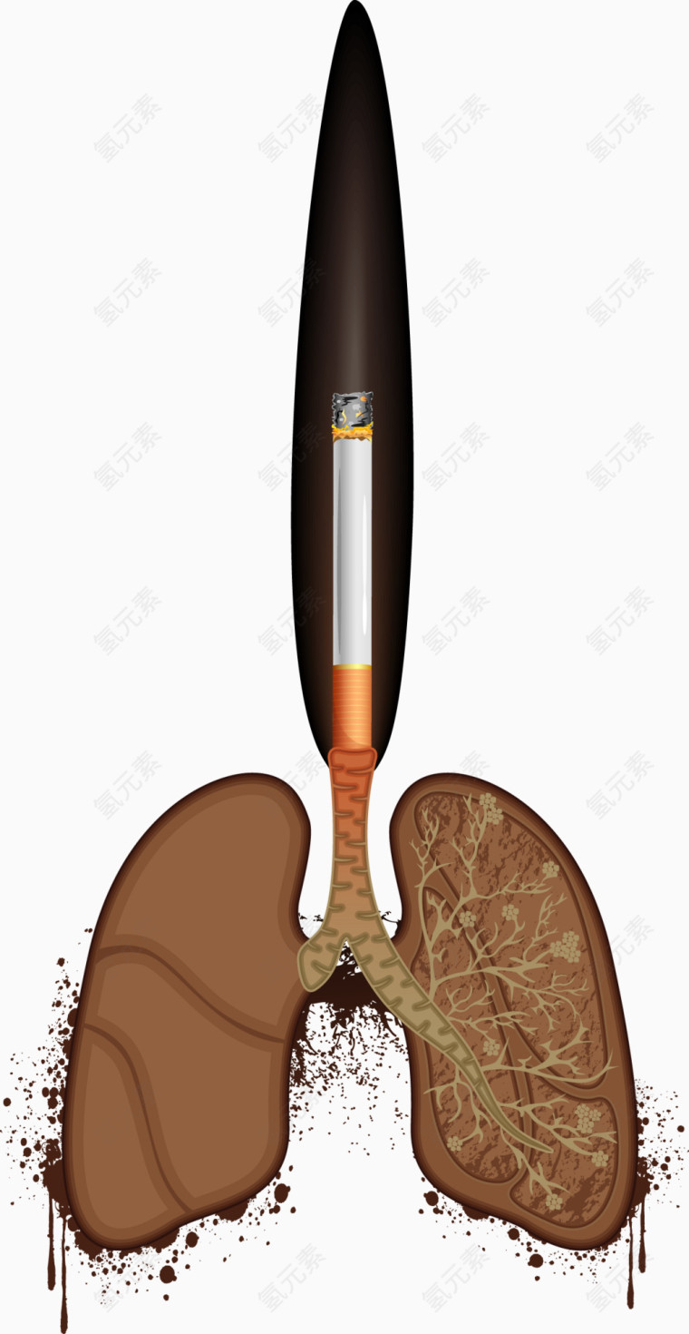 矢量抽烟