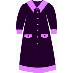 紫色大衣