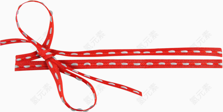 红色花纹绳子