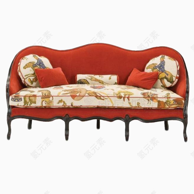 红色高贵沙发