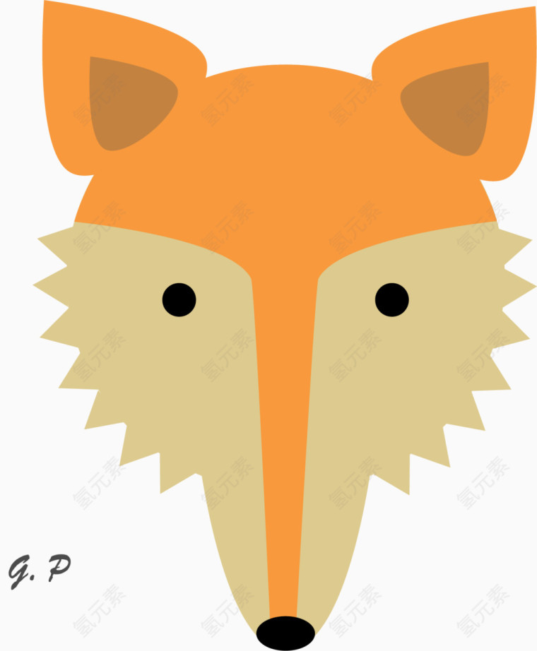 抽象狐狸头像