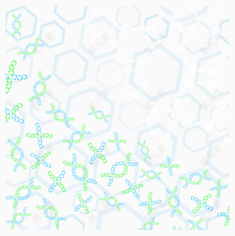 高分子背景图