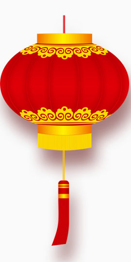 红色喜庆中国风节日灯笼