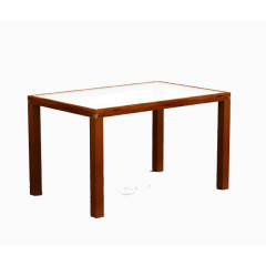白色桌面实木木台
