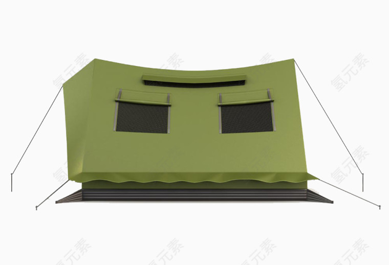 方形简单帐篷高清免扣素材