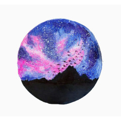 美丽的星海插画