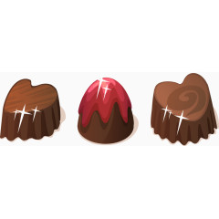 矢量巧克力免抠素材免费下载