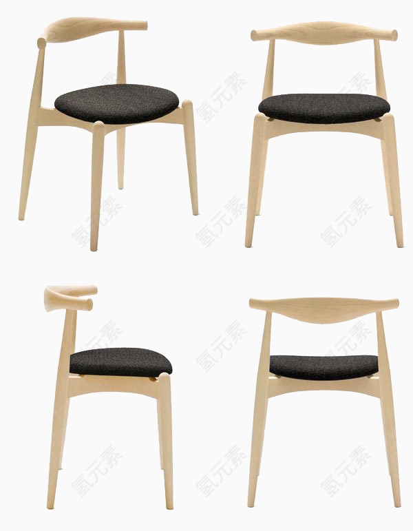 不同角度椅子