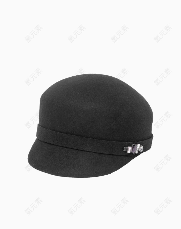 女士黑色帽子
