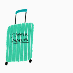夏日度假行李箱