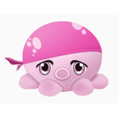粉色可爱卡通章鱼