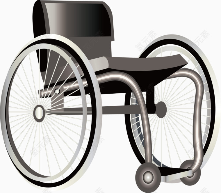 轮椅png矢量素材