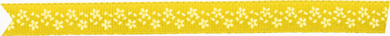 黄色花带