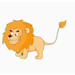 狮子卡通免抠图
