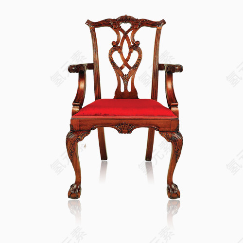 古代木质椅子