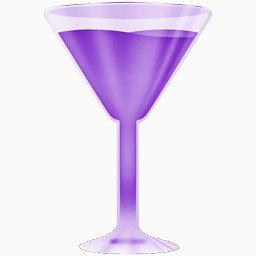 葡萄酒杯紫色的很酷的玻璃