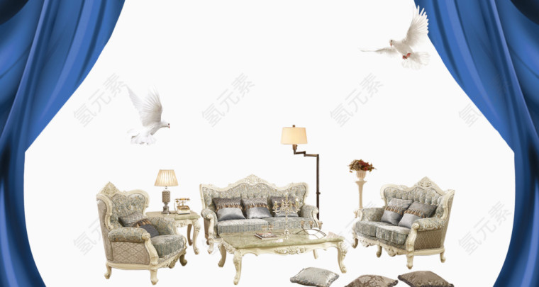 经典欧式沙发家具
