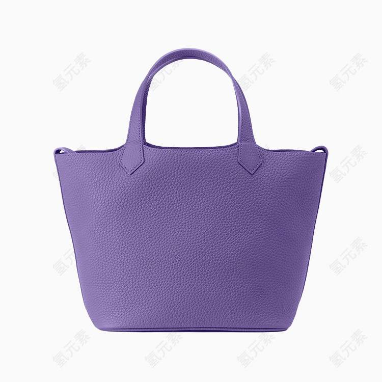 PALLA紫色菜篮子包背面
