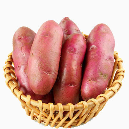 一篮子红皮土豆