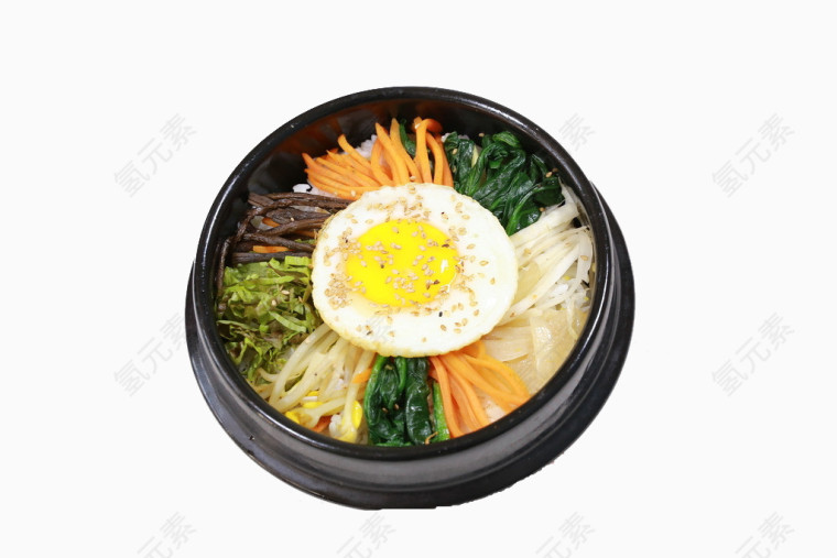 韩国料理拌饭