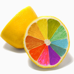 彩色柠檬