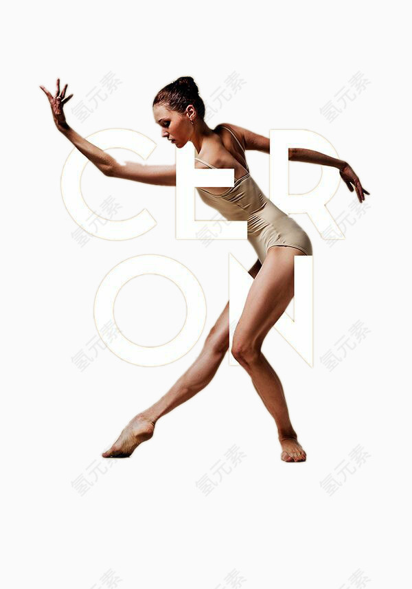 海报设计跳舞女子