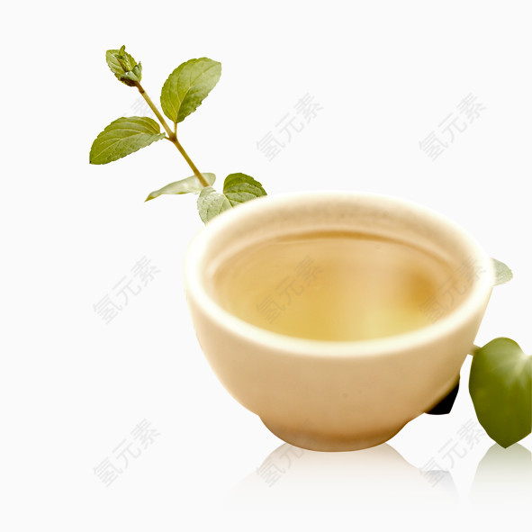 茶碗  叶子