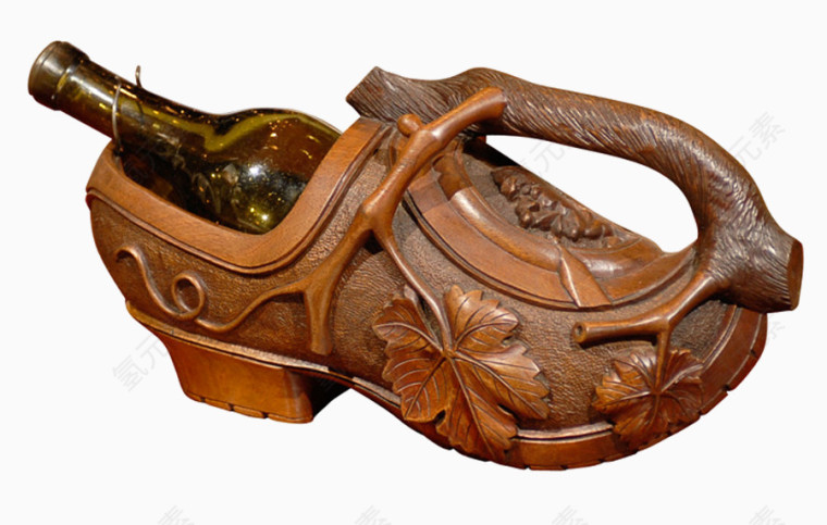 古铜色鞋状酒盒