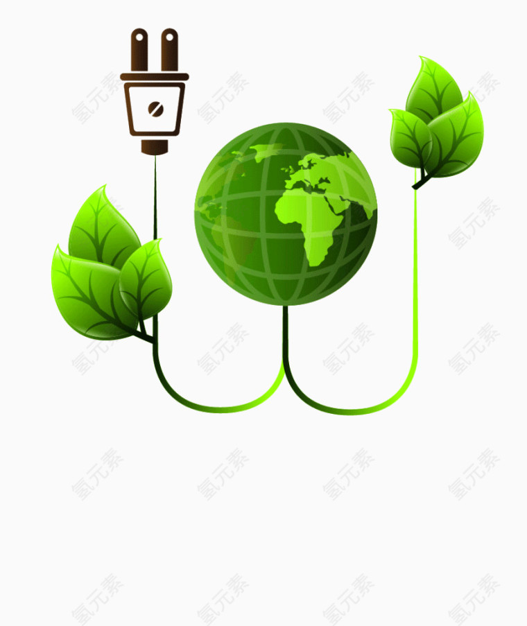 绿色环保地球
