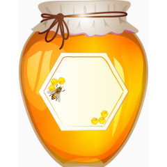 蜂蜜罐子素材