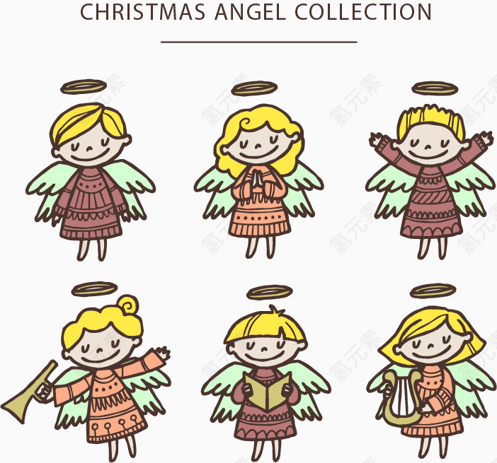 六个可爱的小天使