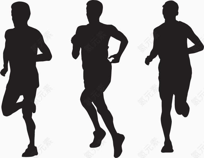 马拉松男子三种形态