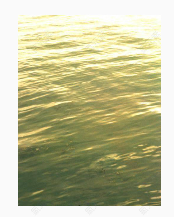 黄绿色清澈水面水波底纹