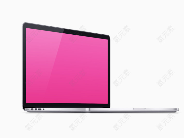 粉色笔记本电脑