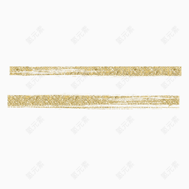 金色金片装饰元素