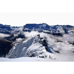 雪山自然风景