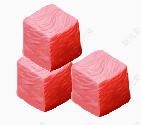 方形肉块