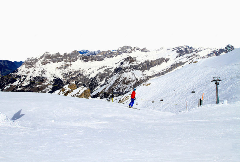 瑞士铁力士雪山风景下载