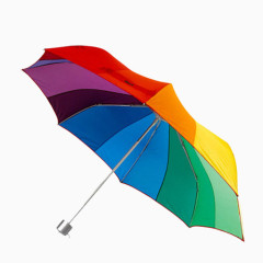 彩虹雨伞