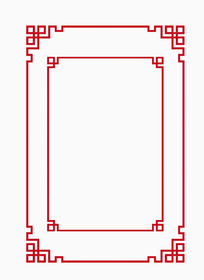 喜庆春节中国风线框下载