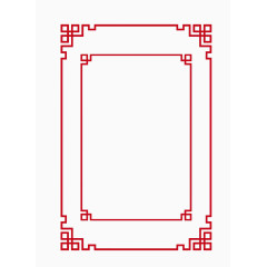 喜庆春节中国风线框