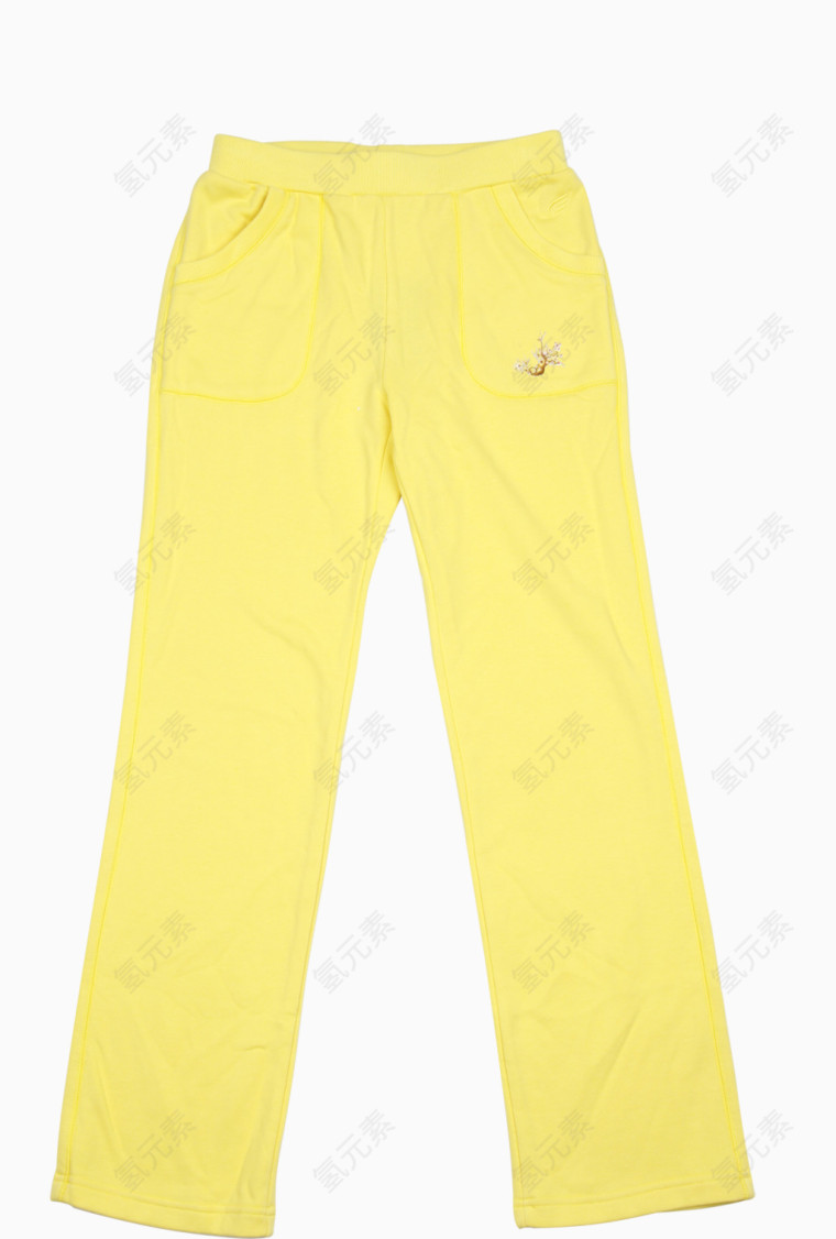 黄色运动裤