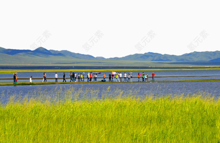 甘南迭部花湖风景