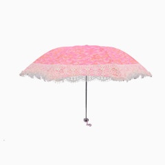 卡爱粉色雨伞