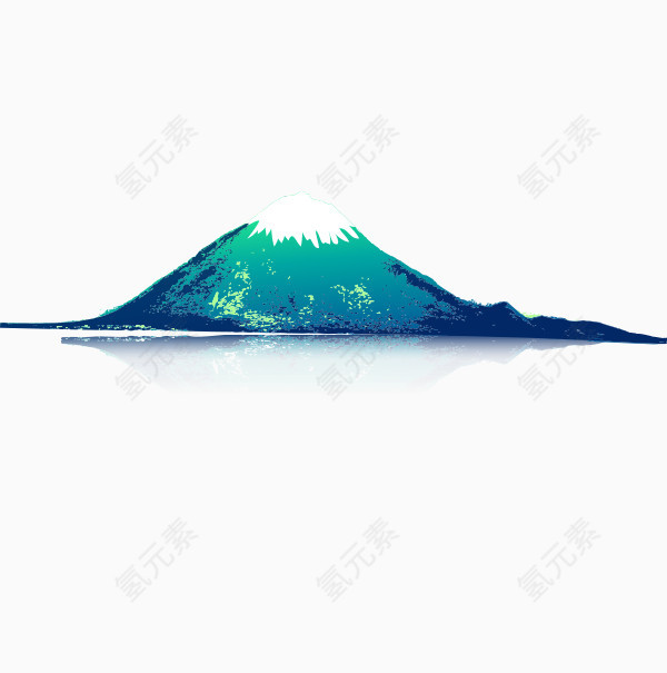 矢量富士山