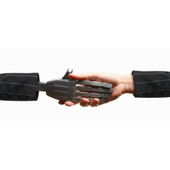 机器人和入握手