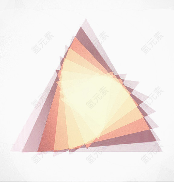 创意几何三角图案
