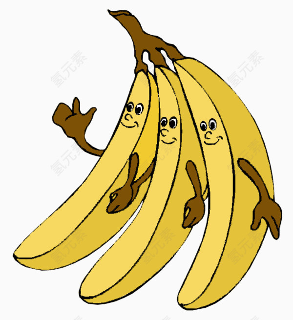 手牵手的香蕉