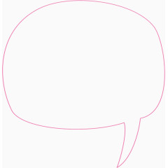简洁大气粉色边框对话框