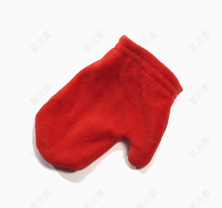 红色圣诞节手套